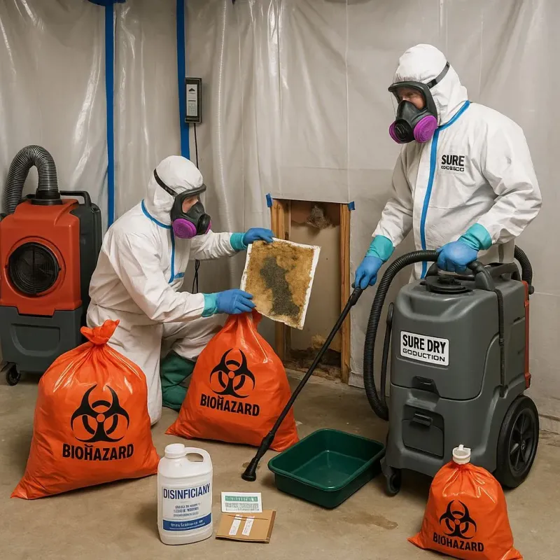 Contaminated Water Handling Protocols process in Jennings, LA